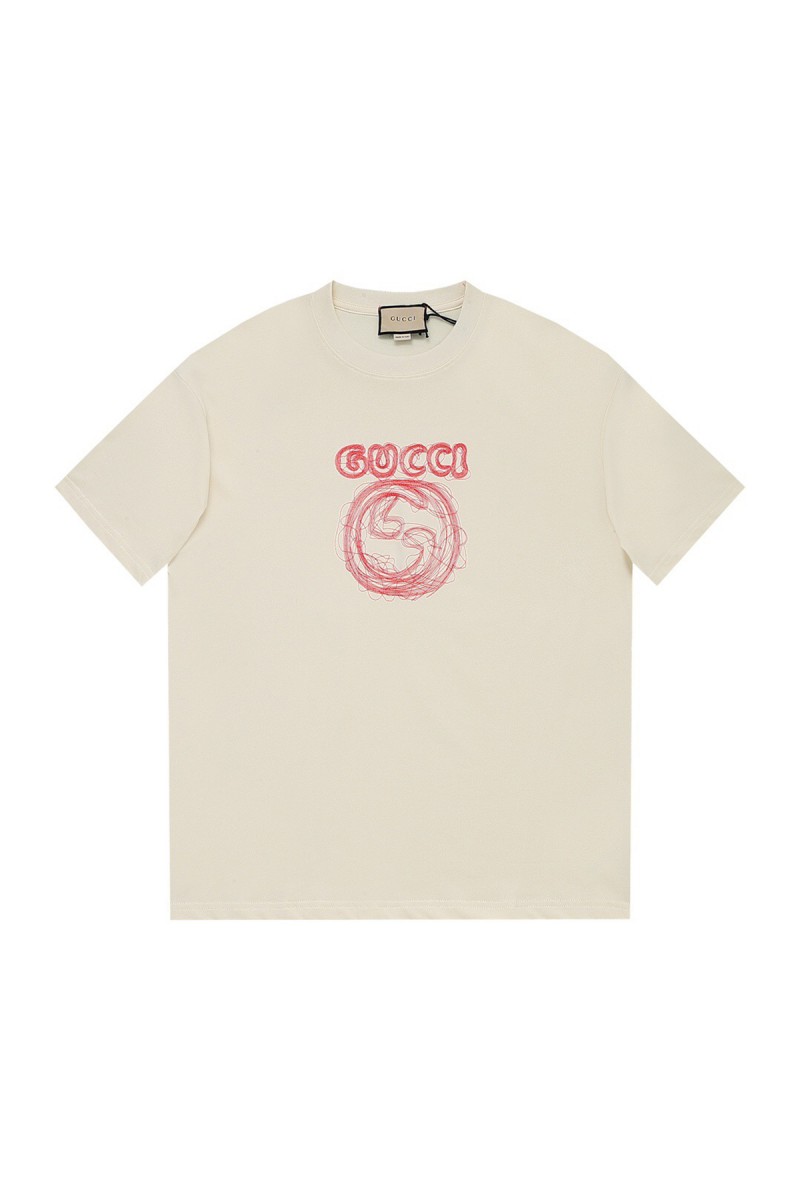 Gucci, Men's T-Shirt, Creme