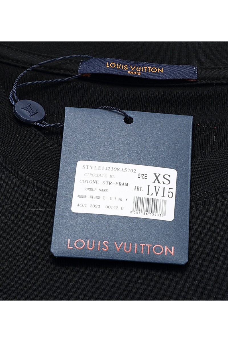 Louis Vuitton, Men's T-Shirt, Black