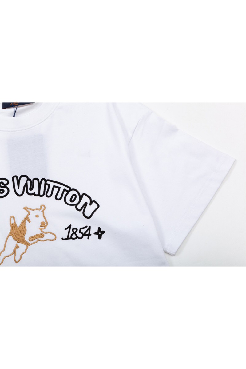 Louis Vuitton, Men's T-Shirt, White