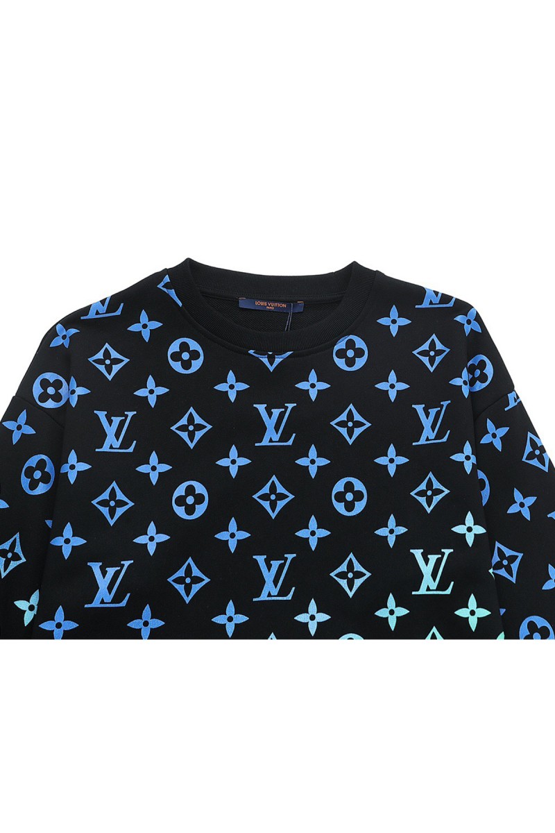 Louis Vuitton, Men's Pullover, Black