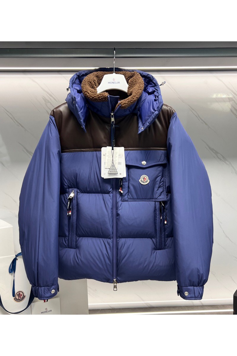 Moncler, Braye, Men's Jacket, Blue