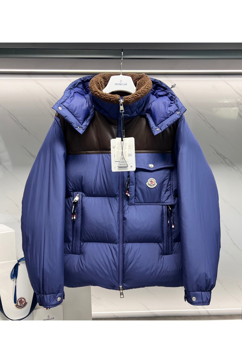 Moncler, Braye, Men's Jacket, Blue