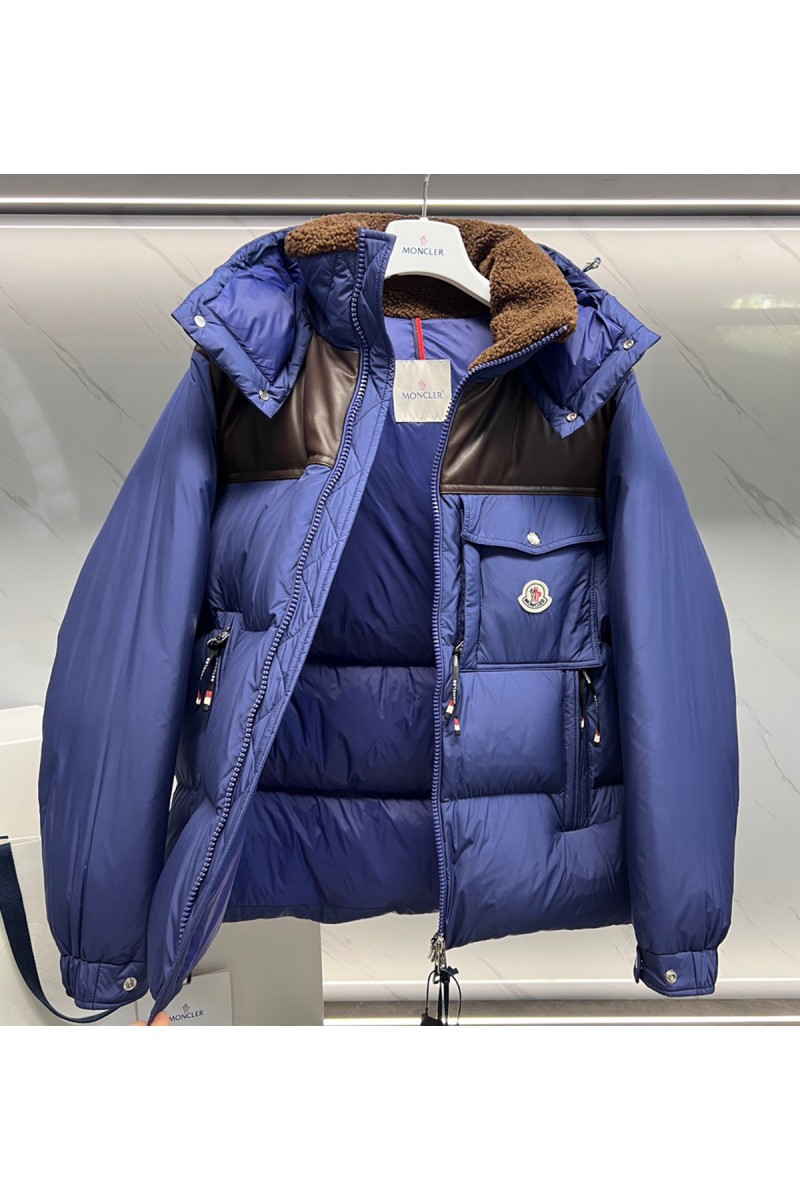 Moncler, Braye, Men's Jacket, Blue