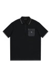 Prada, Men's Polo, Black