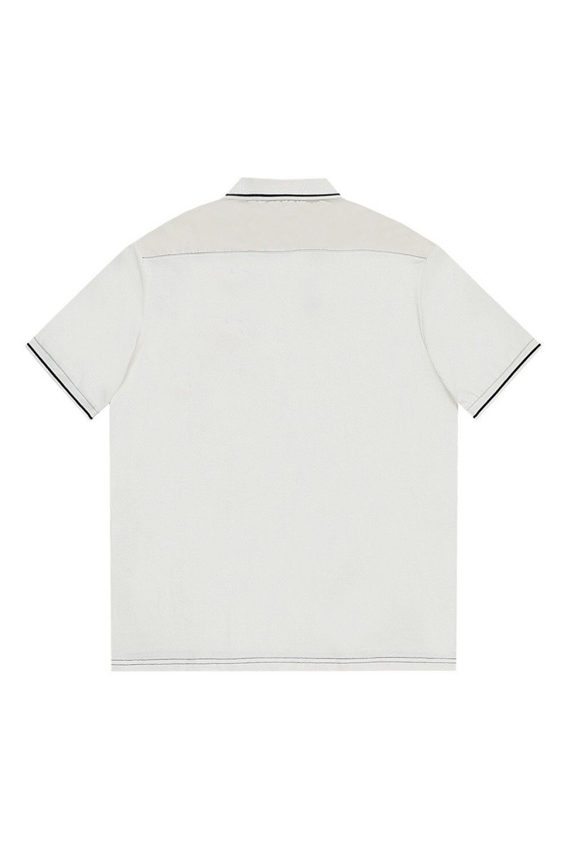 Prada, Men's Polo, White