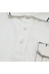 Prada, Men's Polo, White