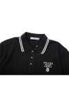 Prada, Men's Polo, Black