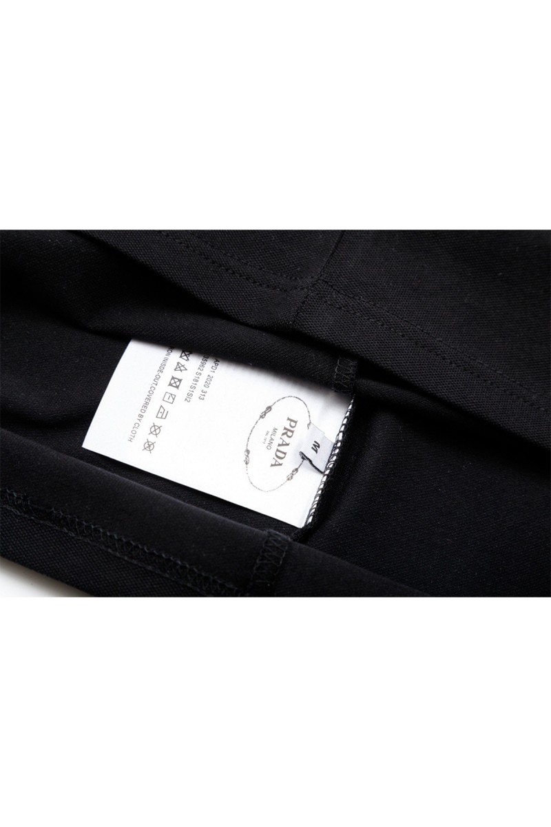 Prada, Men's Polo, Black