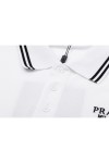 Prada, Men's Polo, White