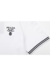 Prada, Men's Polo, White