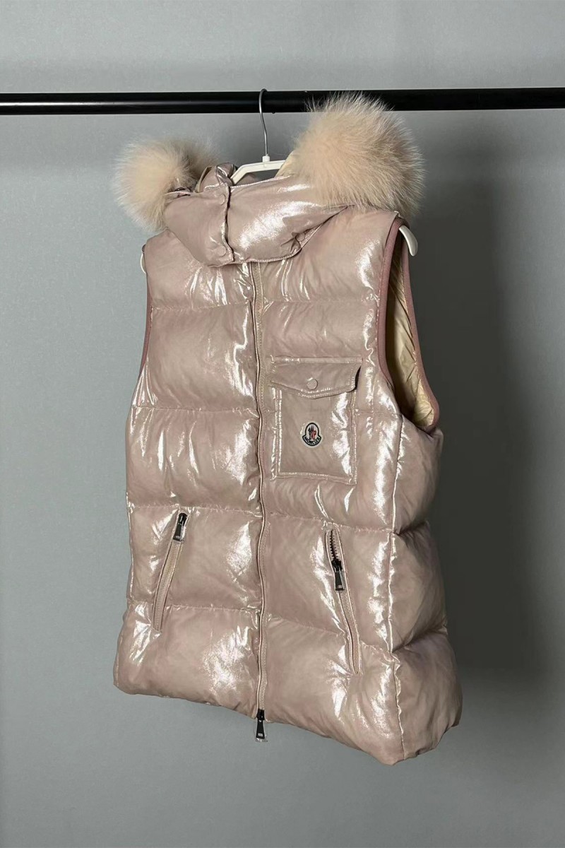 Moncler, Women's Vest, Pink