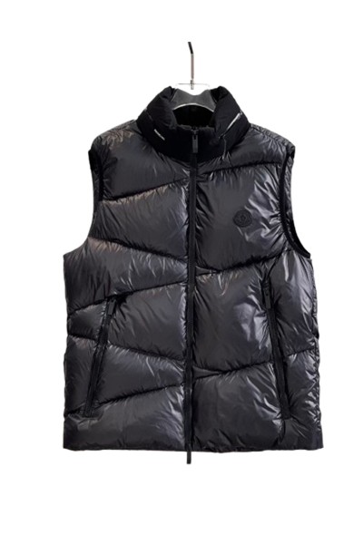 Moncler, Men's Vest, Black