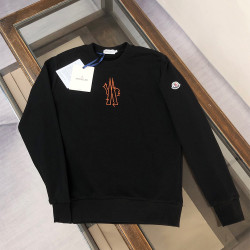 Moncler, Men's Pullover, Black
