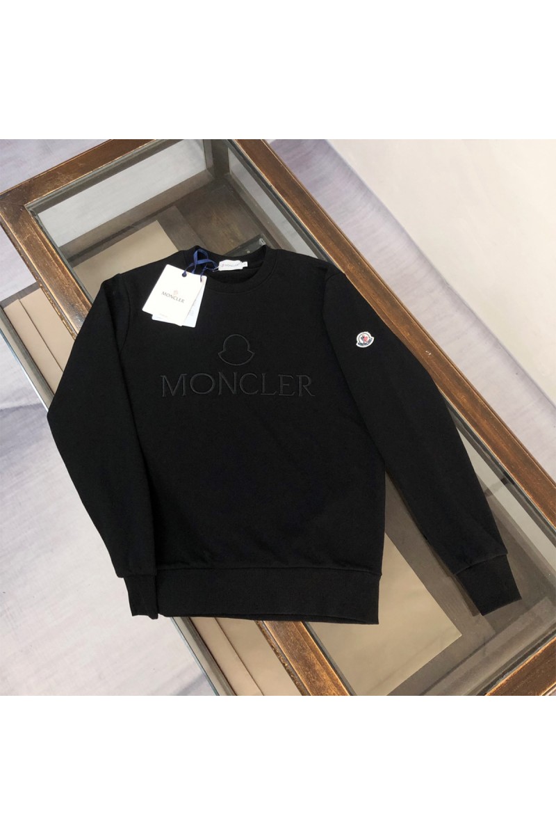 Moncler, Men's Pullover, Black