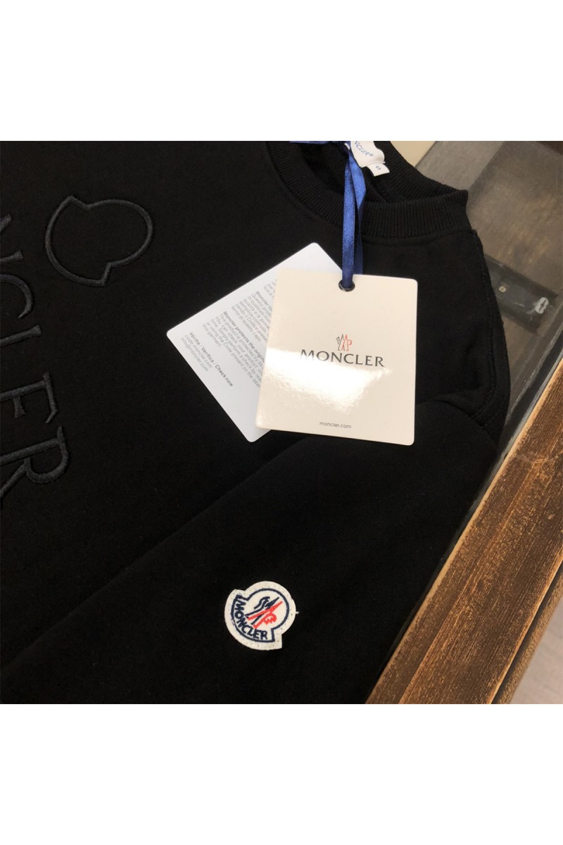 Moncler, Men's Pullover, Black