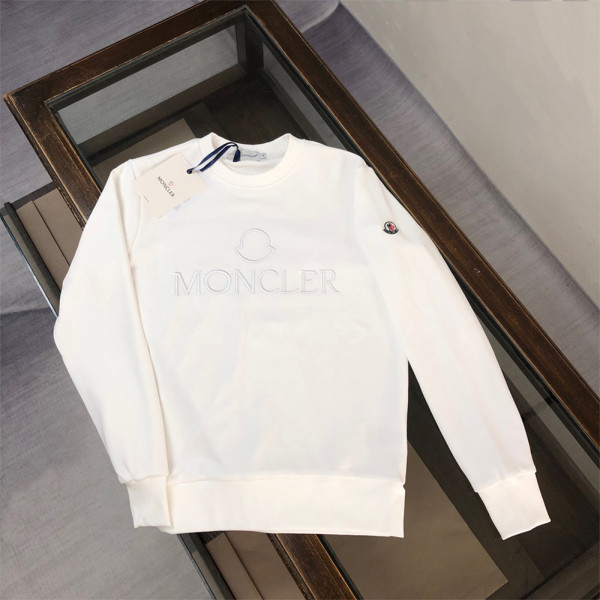 Moncler, Men's Pullover, White