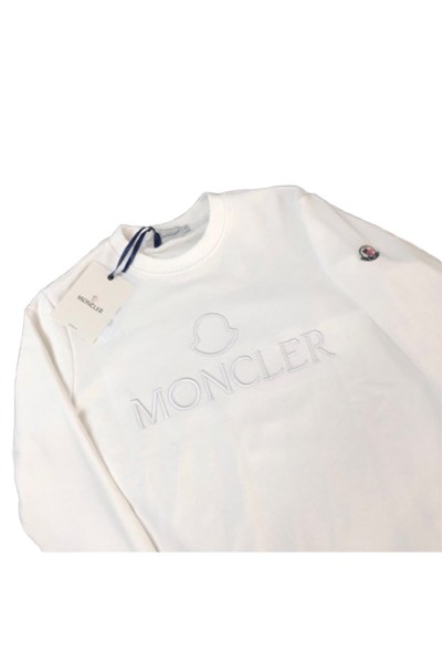 Moncler, Men's Pullover, White