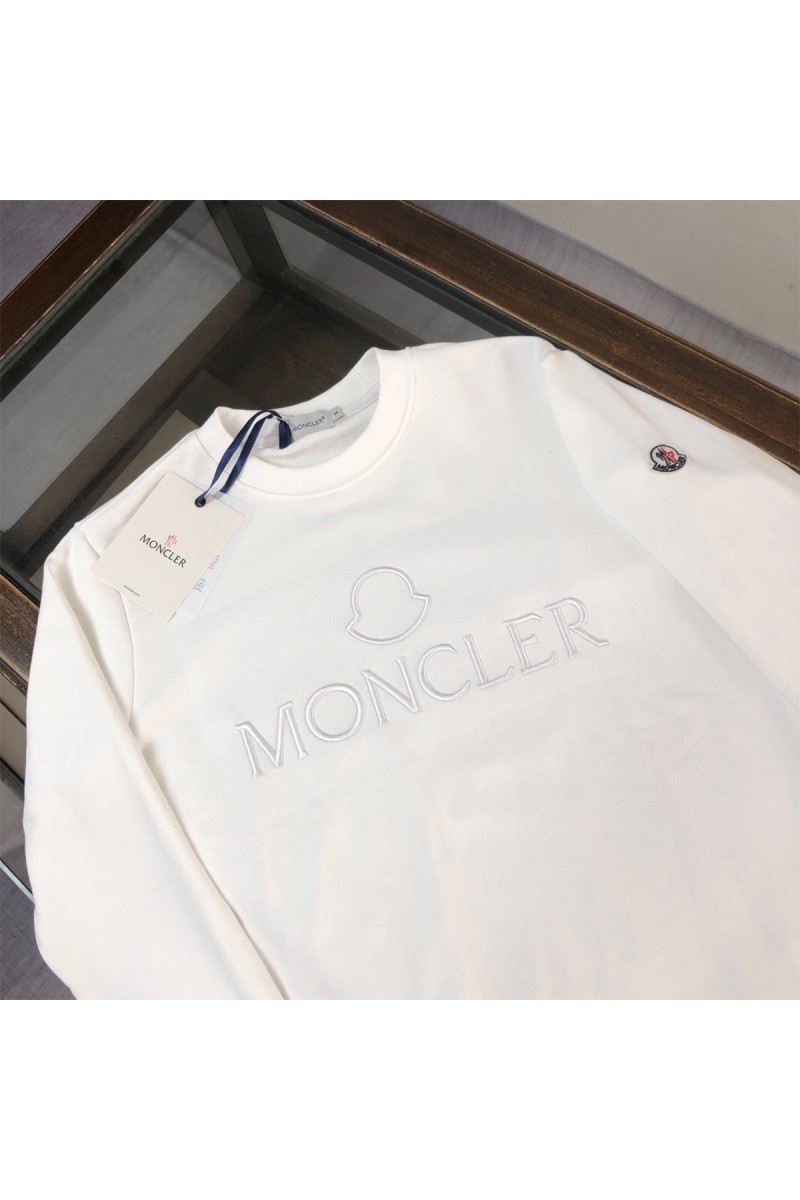 Moncler, Men's Pullover, White