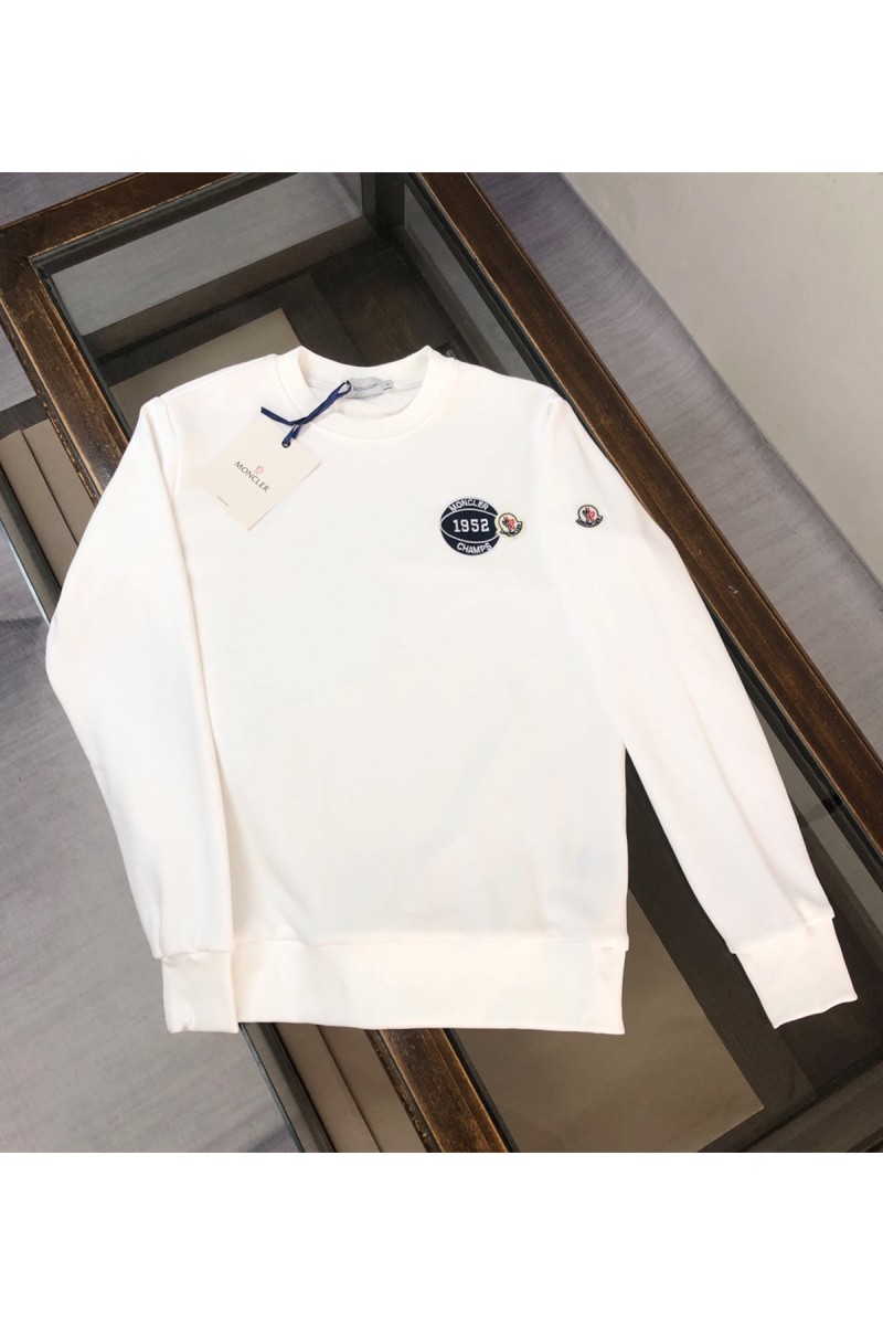 Moncler, Men's Pullover, White