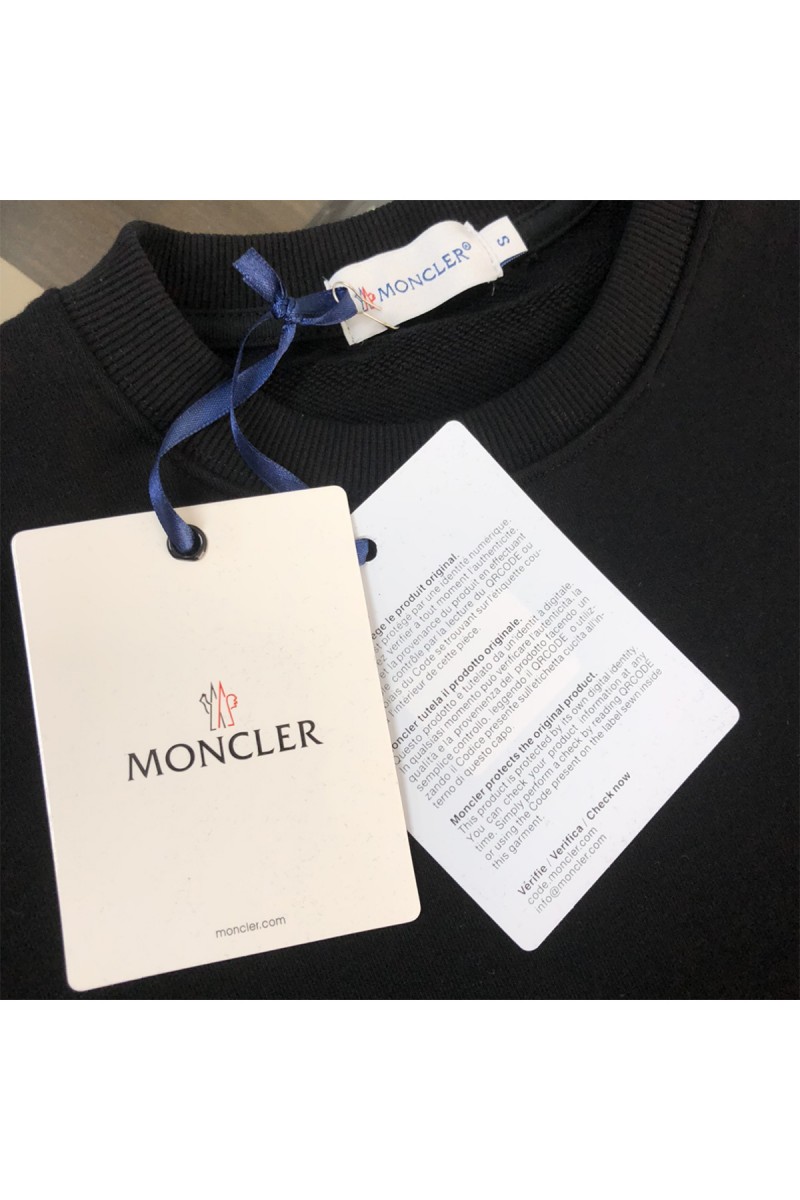 Moncler, Men's Pullover, Black