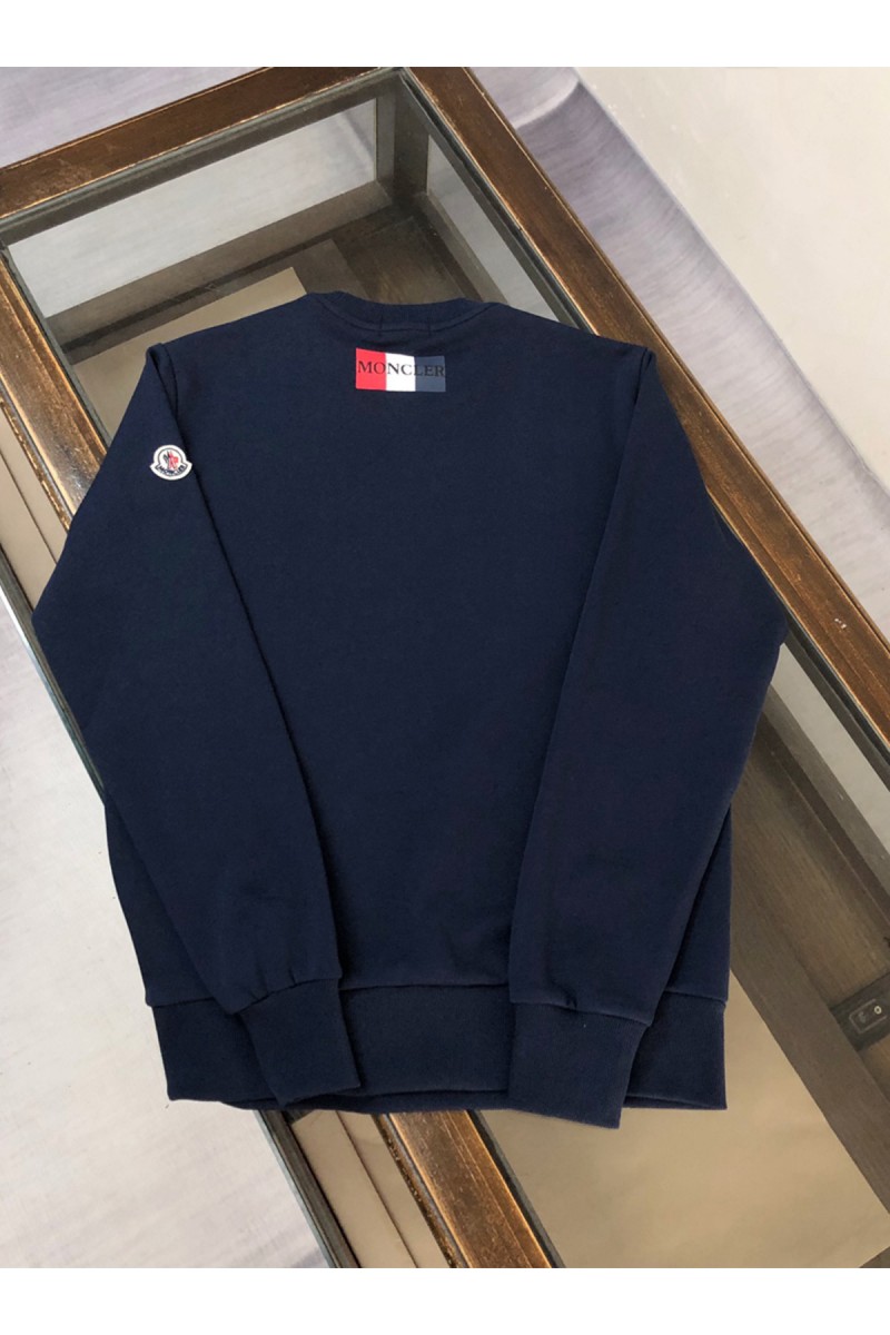 Moncler, Men's Pullover, Navy