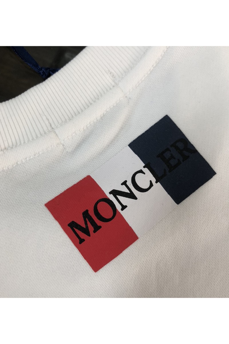 Moncler, Men's Pullover, White