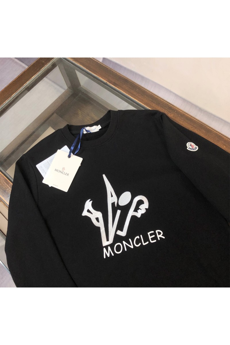 Moncler, Men's Pullover, Black