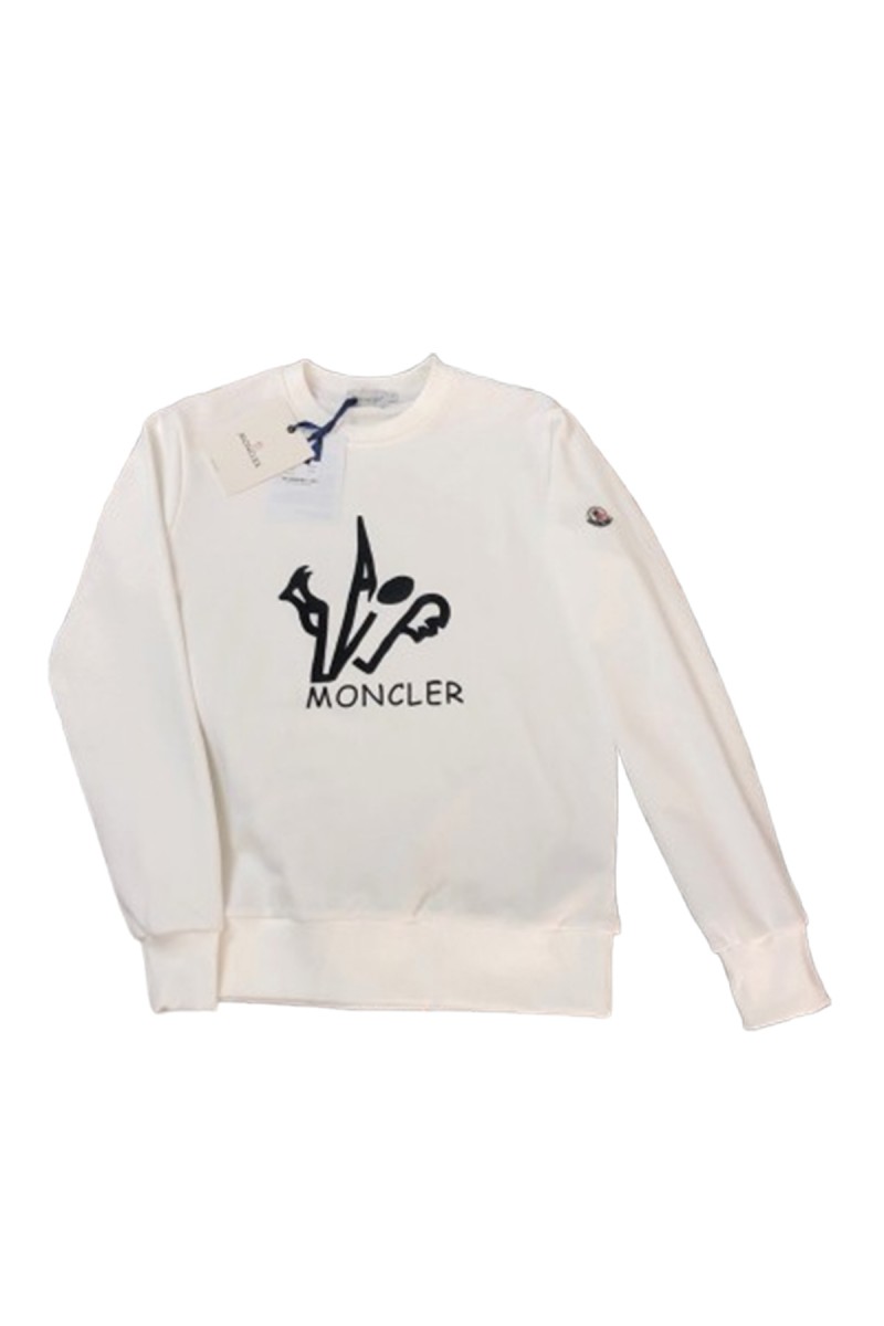 Moncler, Men's Pullover, White