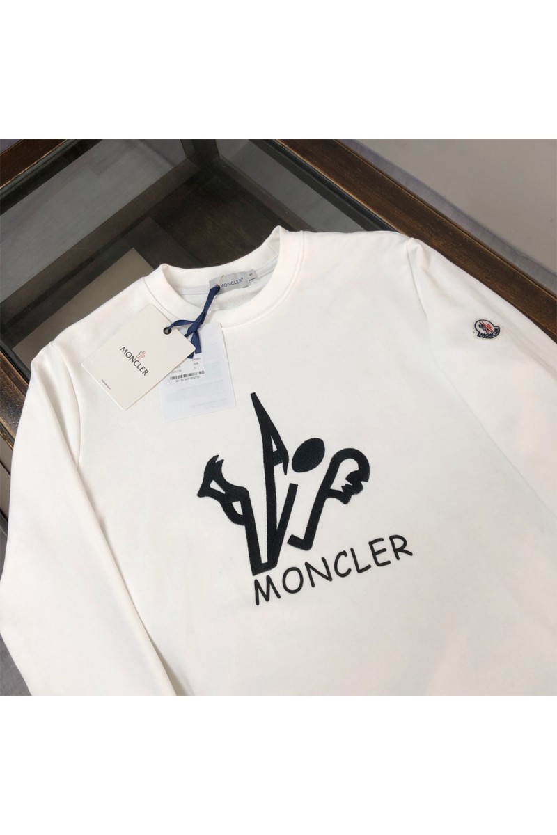 Moncler, Men's Pullover, White