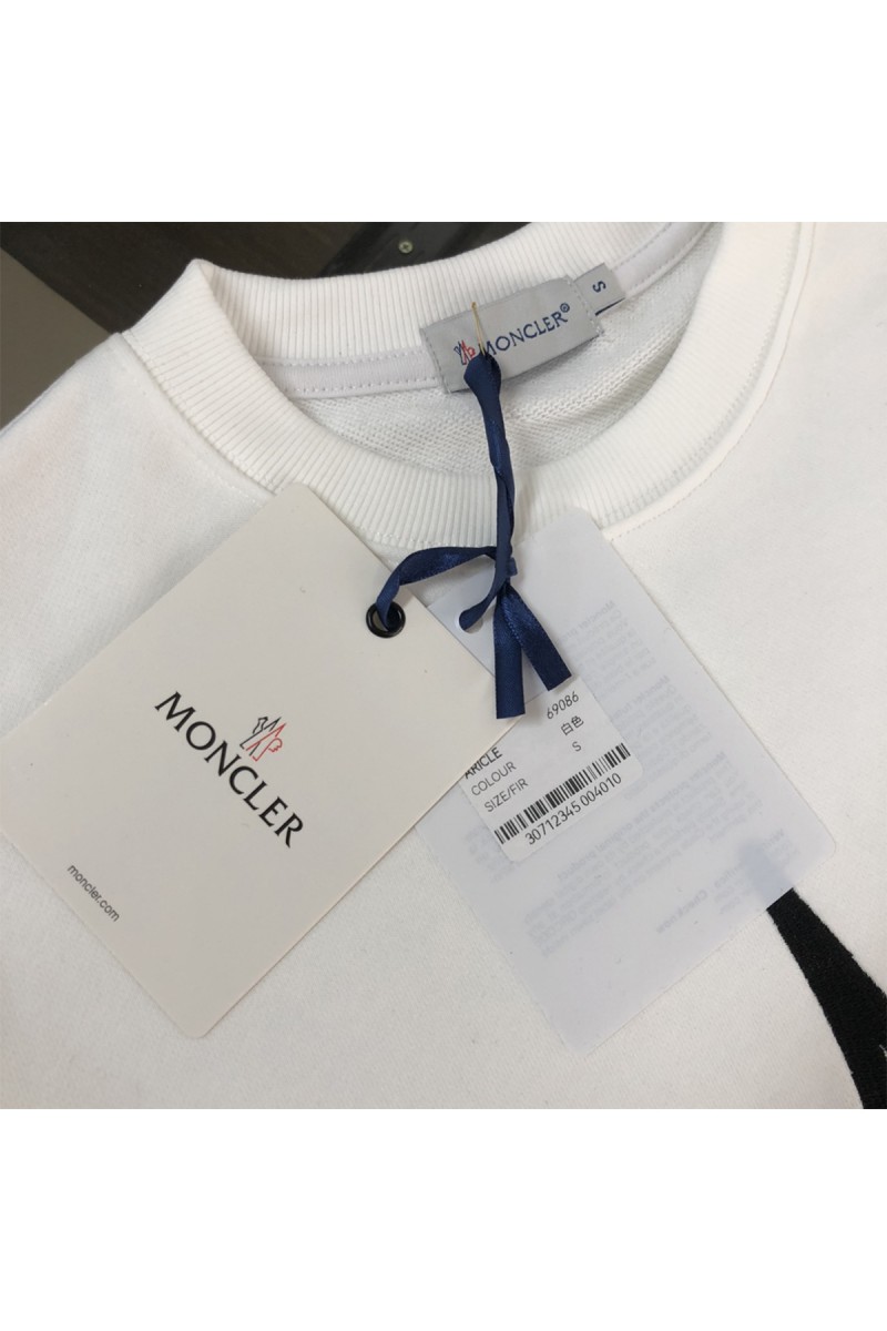 Moncler, Men's Pullover, White