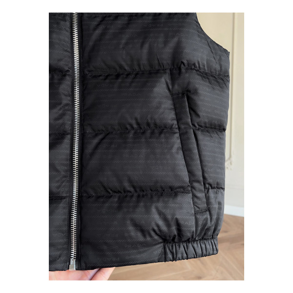 Prada, Heren Bodywarmer, Zwart