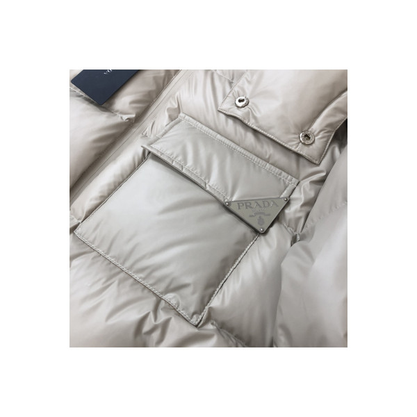 Prada, Men's Jacket, Creme