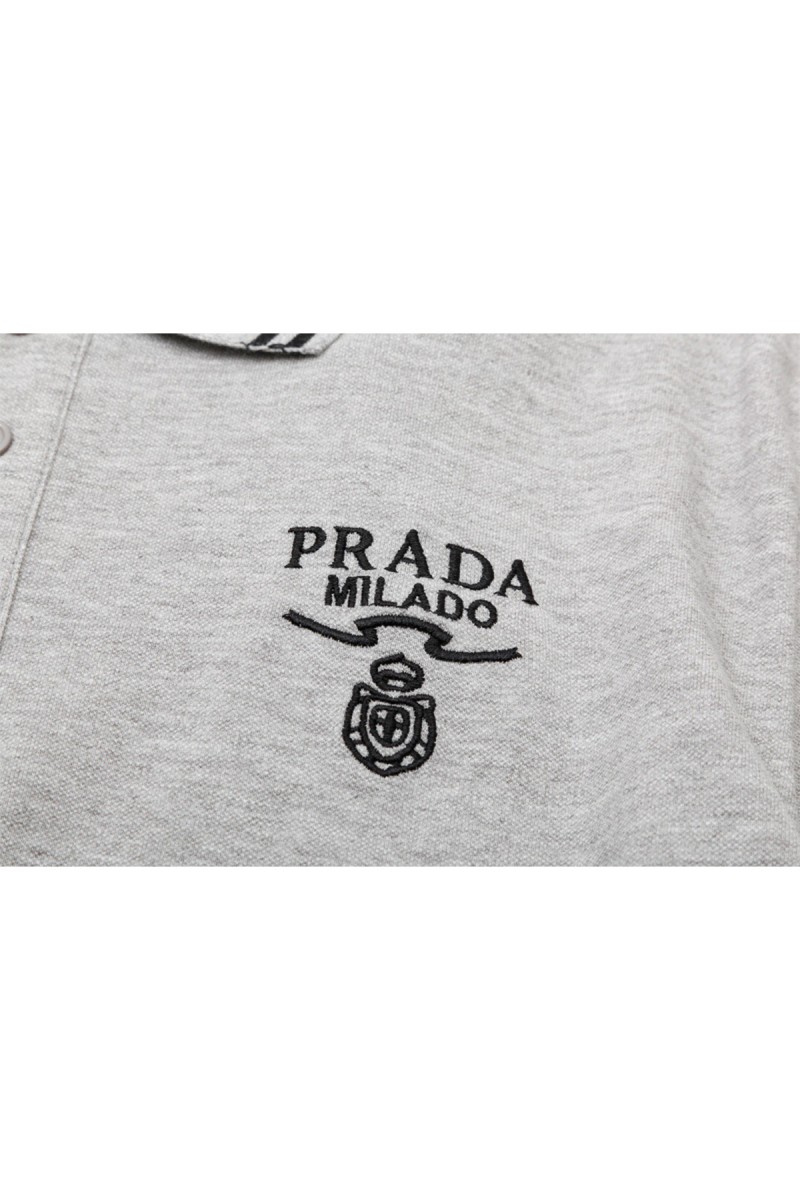 Prada, Men's Polo, Grey