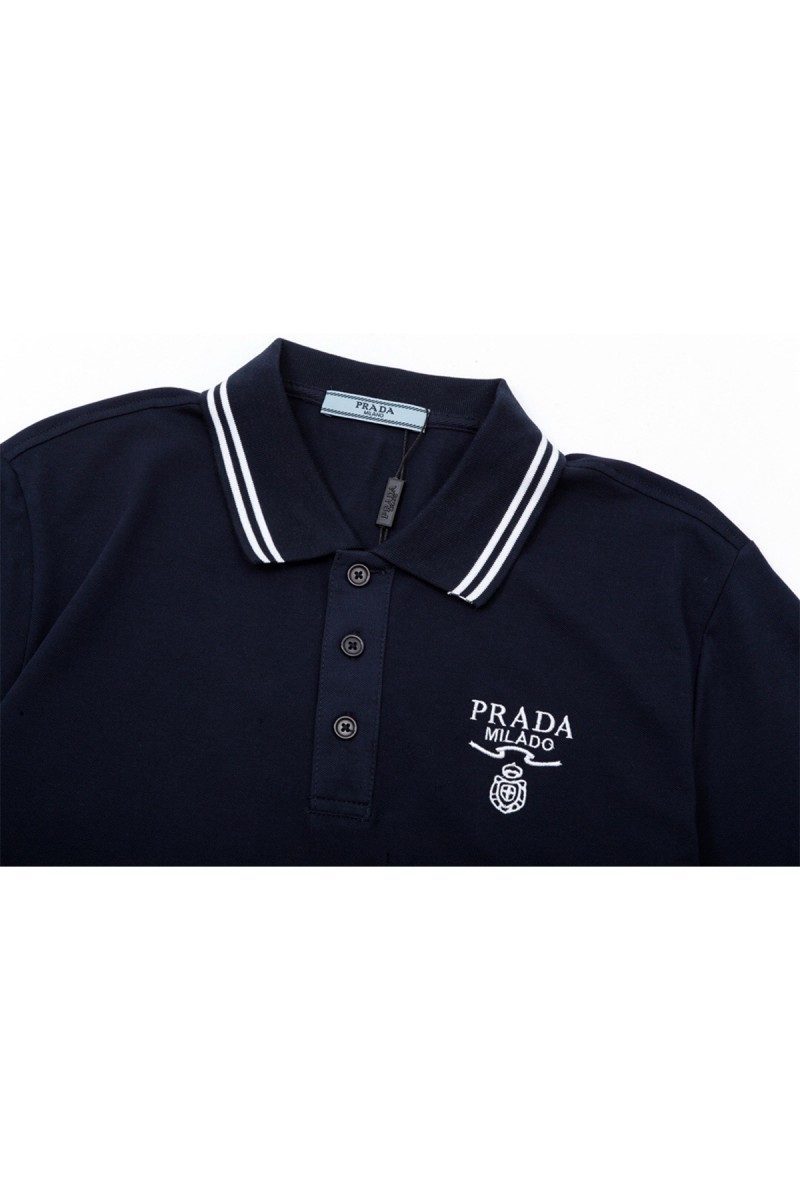 Prada, Men's Polo, Black