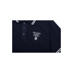 Prada, Men's Polo, Black