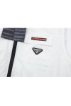 Prada, Men's Vest, White