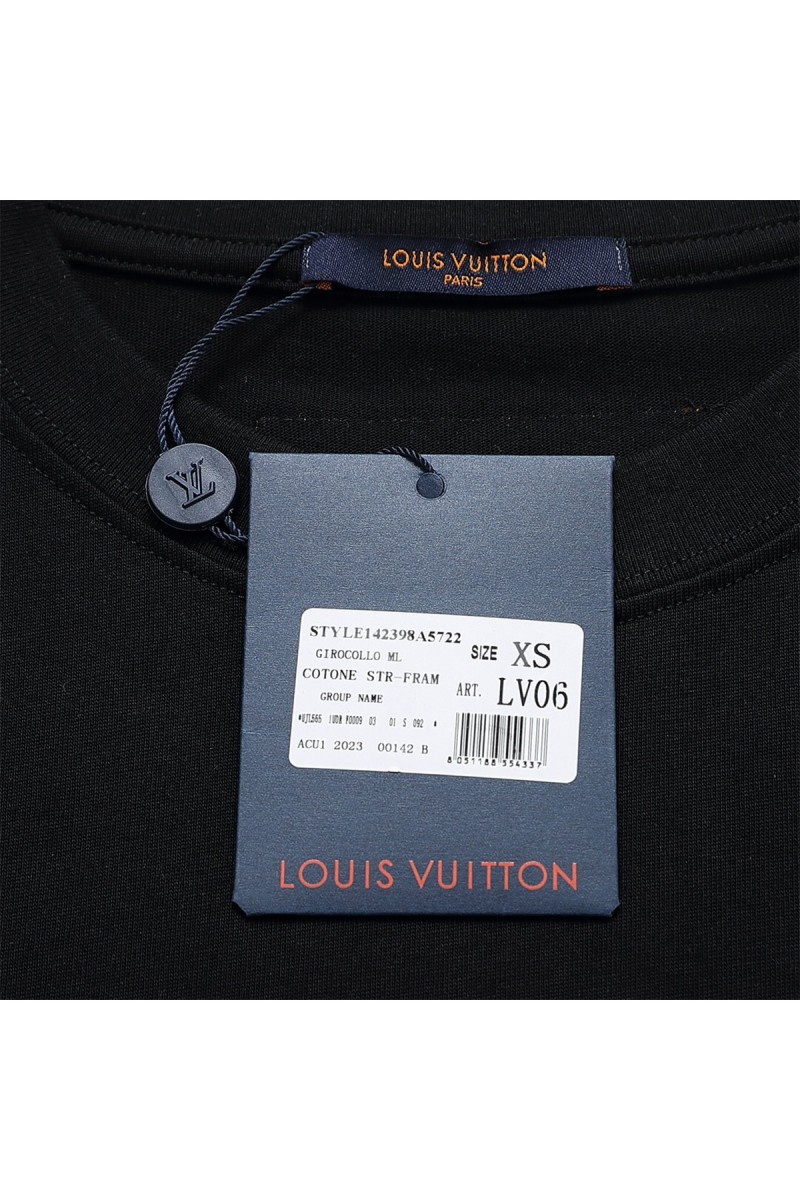 Louis Vuitton, Women's T-Shirt, Black