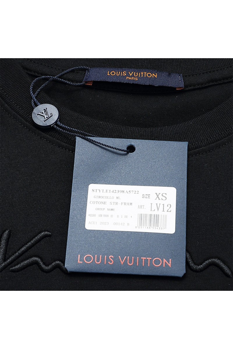 Louis Vuitton, Women's T-Shirt, Black