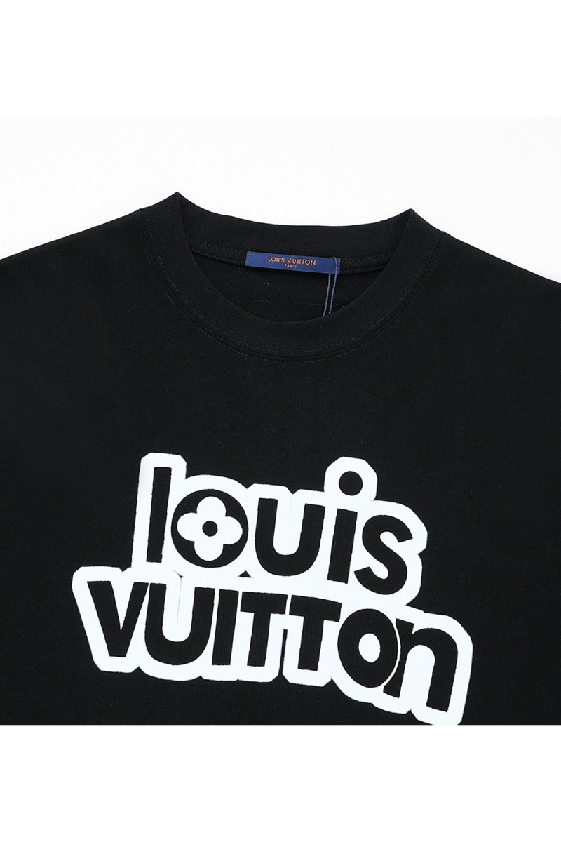 Louis Vuitton, Women's T-Shirt, Black