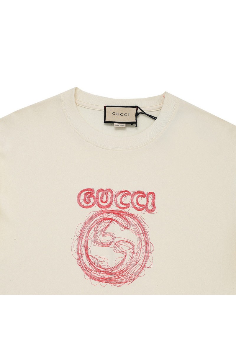 Gucci, Women's T-Shirt, Creme