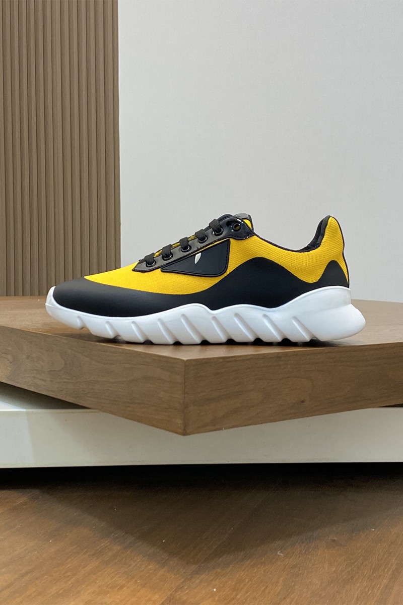 Fendi, Men's Sneaker, Yellow