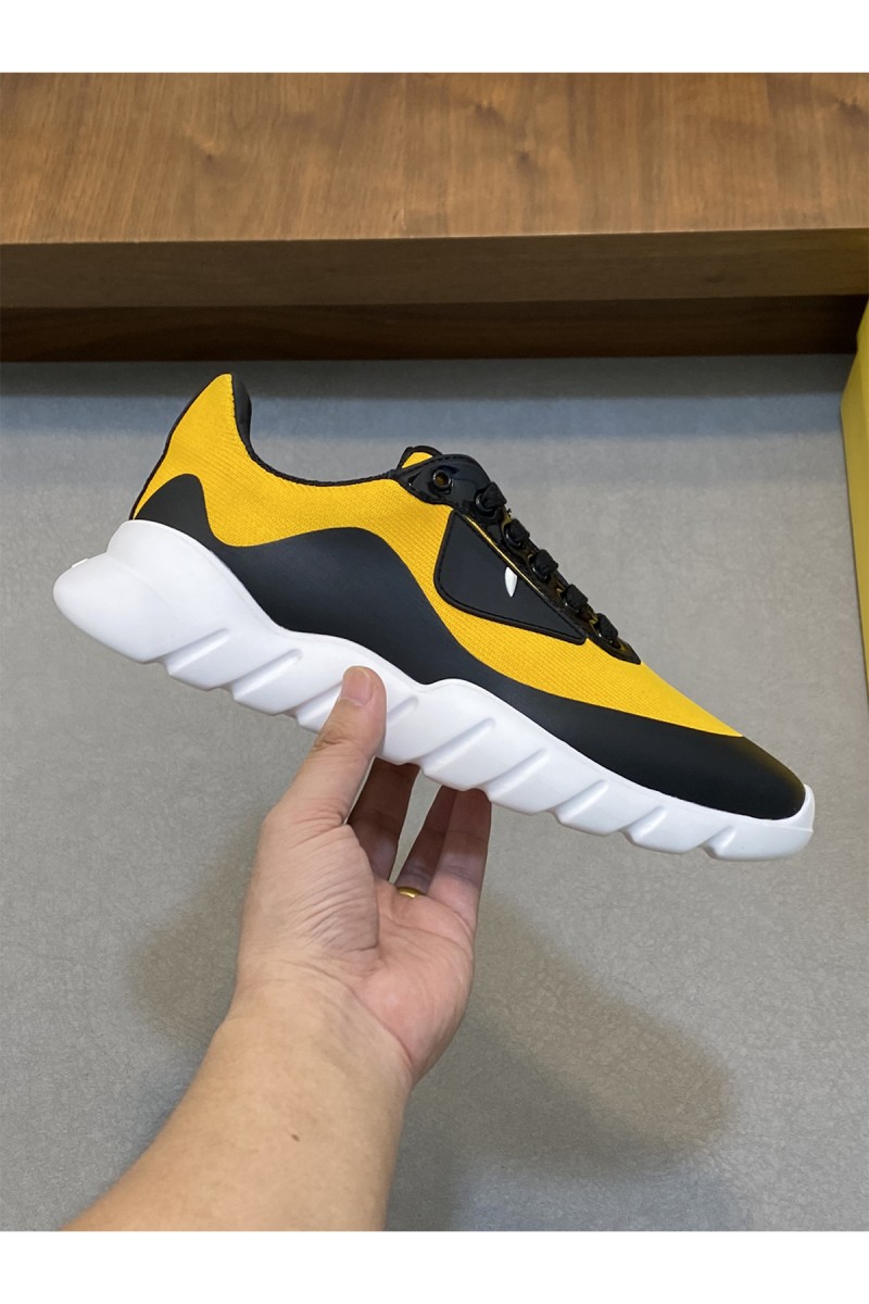 Fendi, Men's Sneaker, Yellow