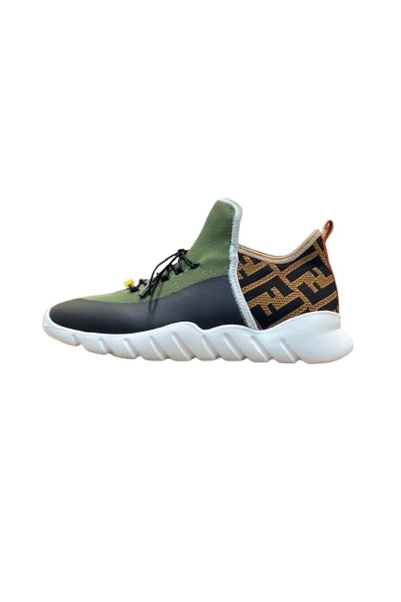 Fendi, Men's Sneaker, Green