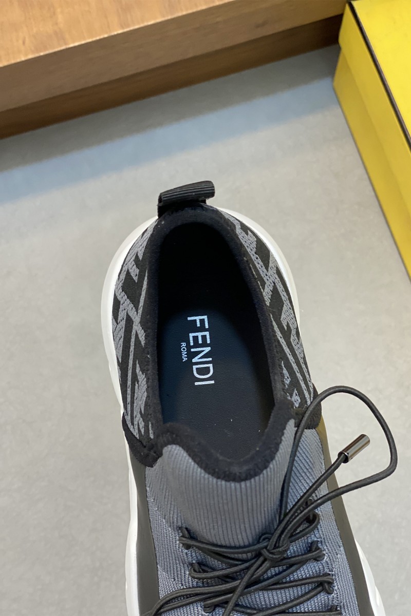 Fendi, Men's Sneaker, Grey