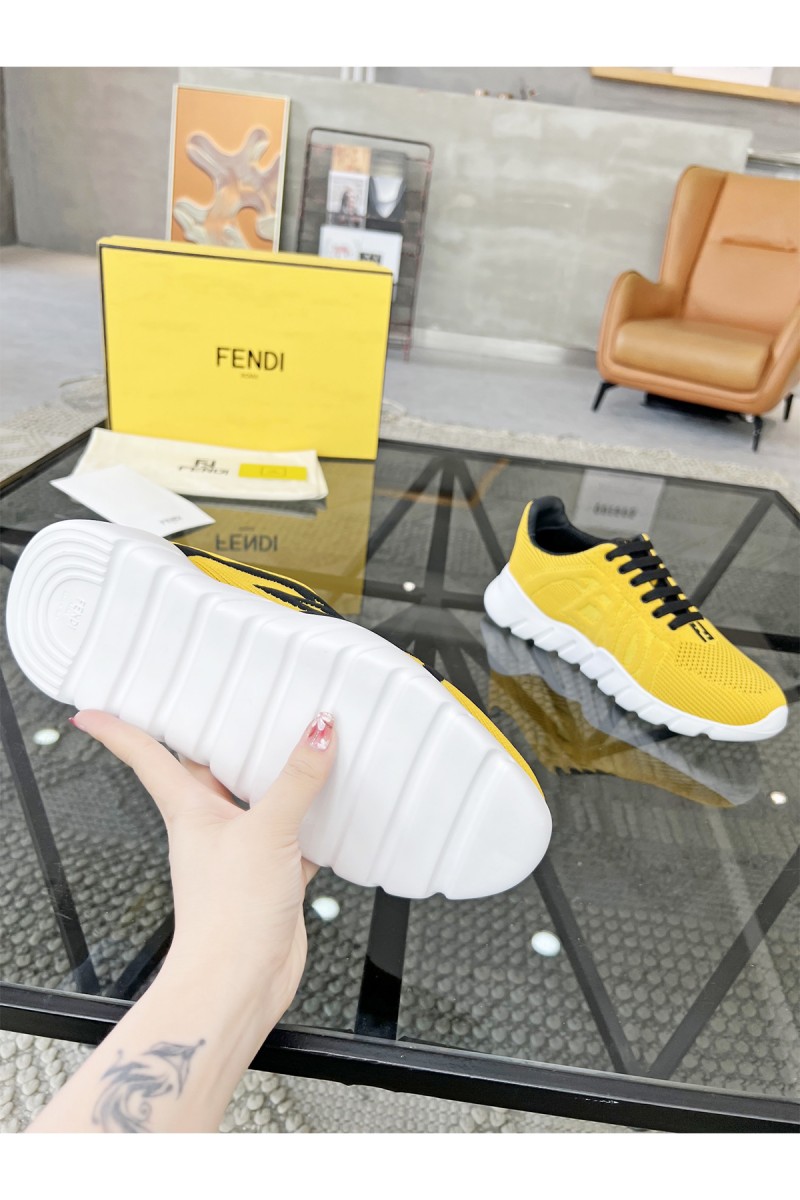 Fendi, Men's Sneaker, Yellow