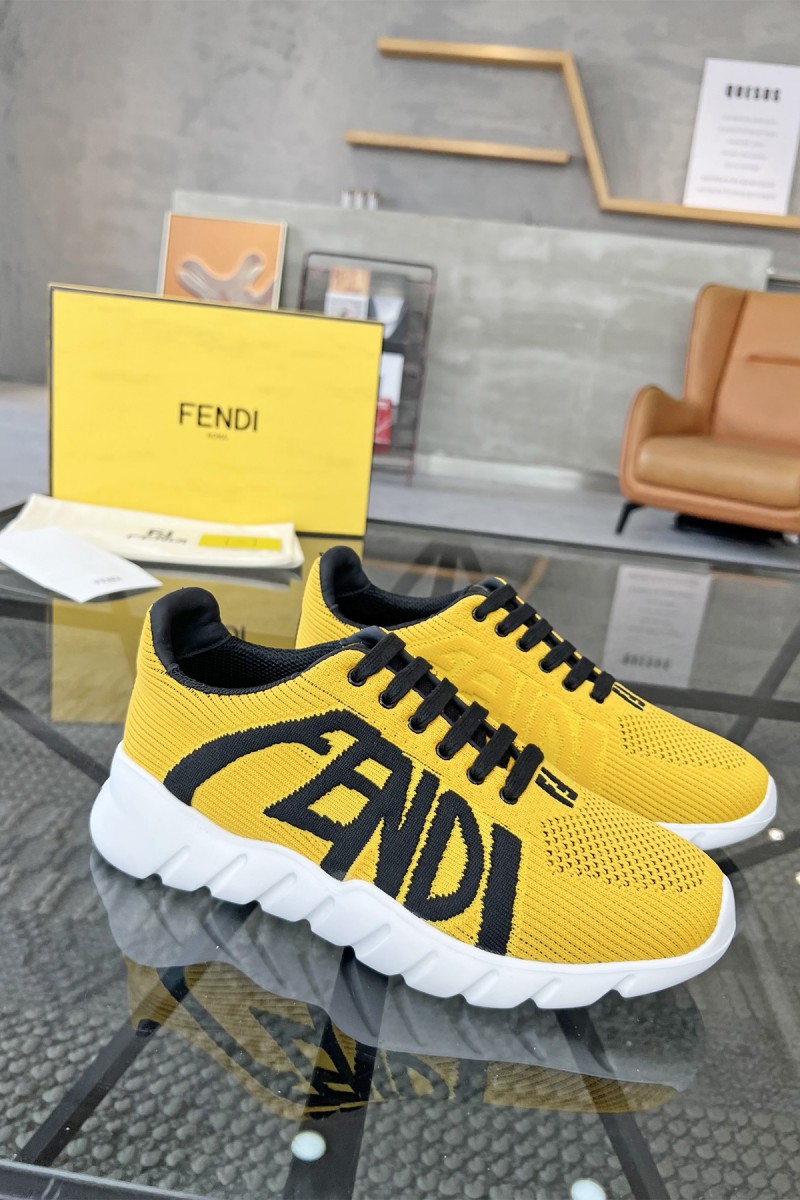 Fendi, Men's Sneaker, Yellow