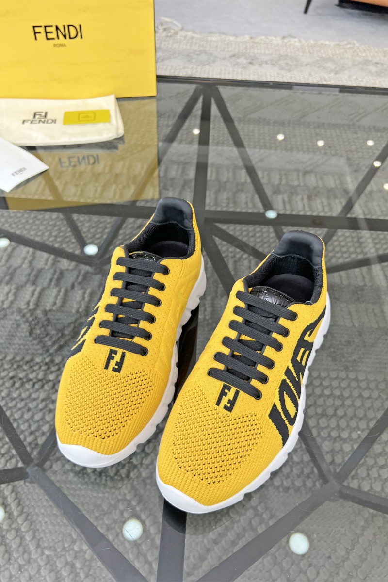 Fendi, Men's Sneaker, Yellow