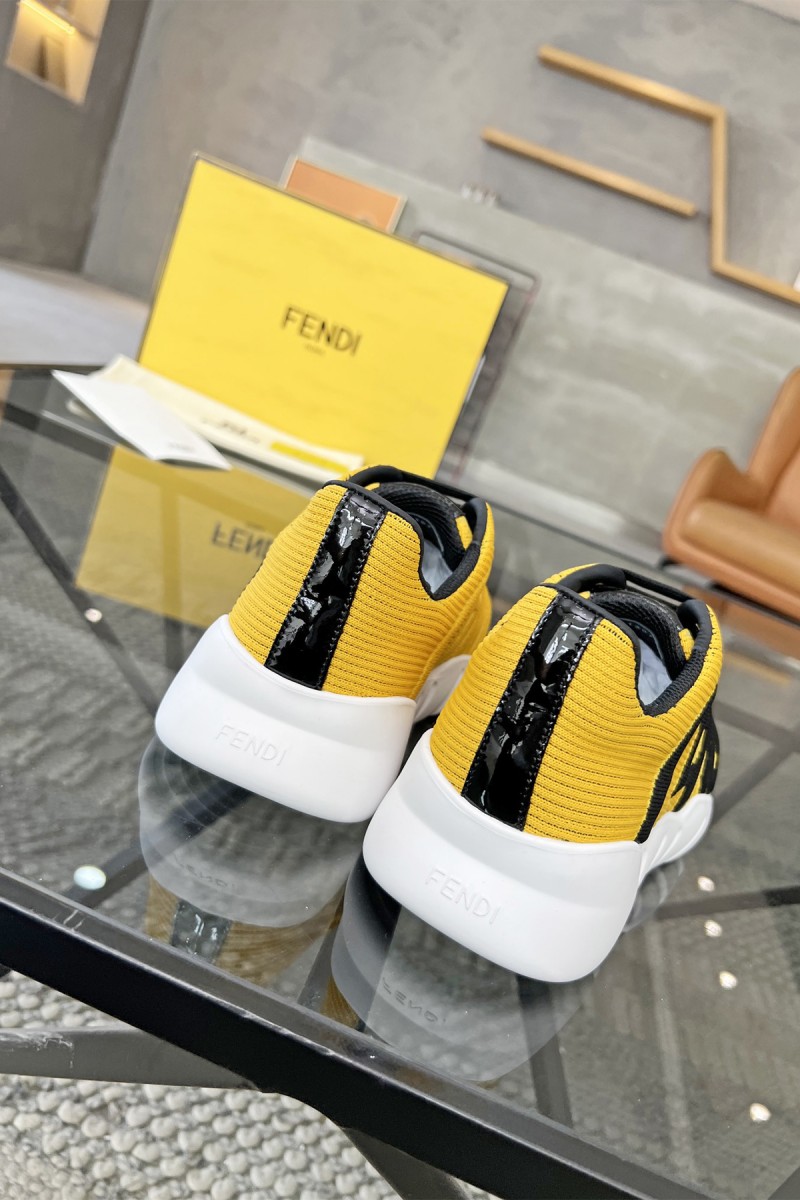 Fendi, Men's Sneaker, Yellow