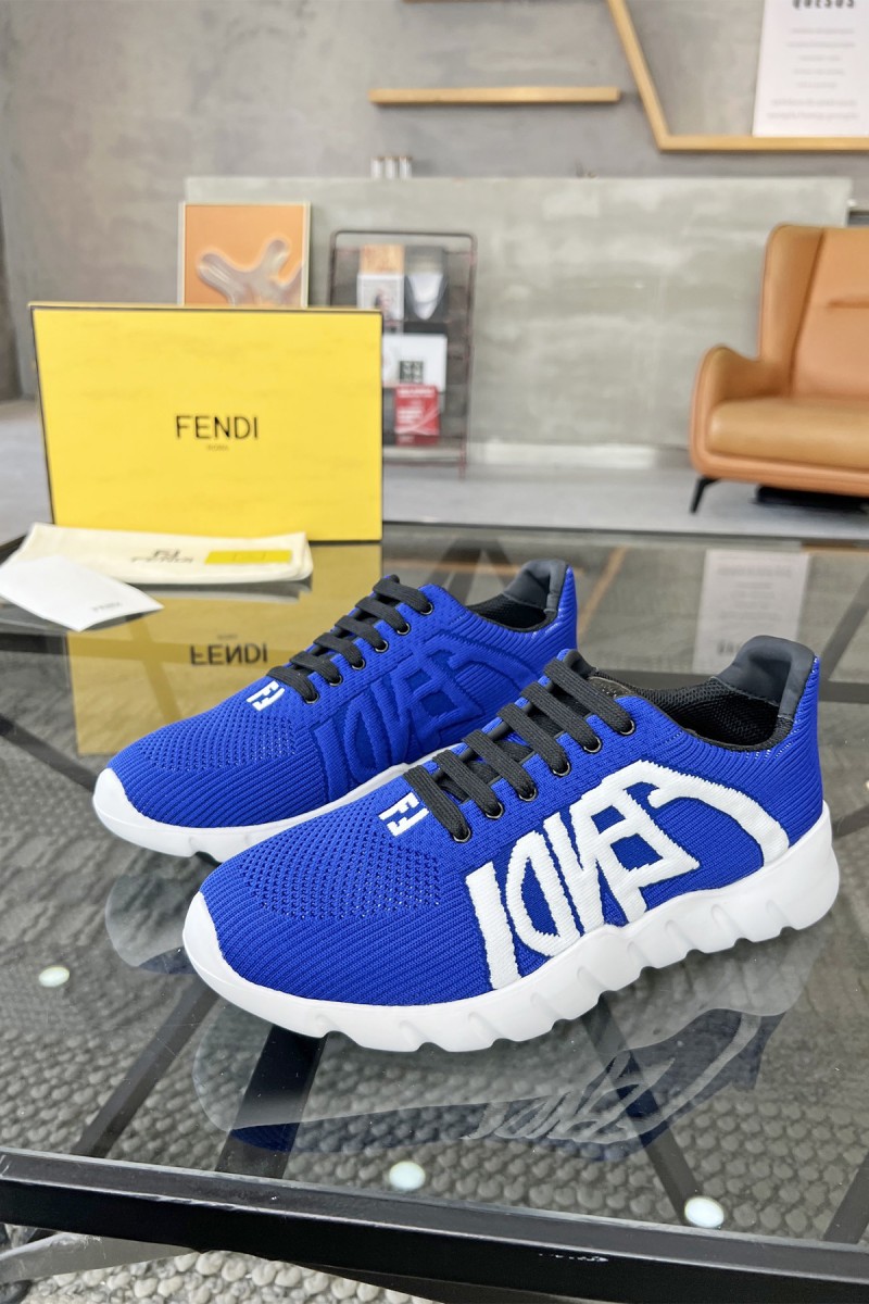 Fendi, Men's Sneaker, Blue