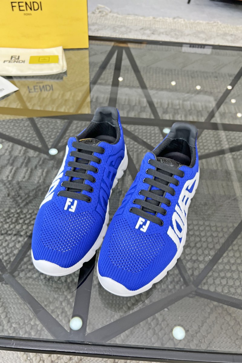 Fendi, Men's Sneaker, Blue